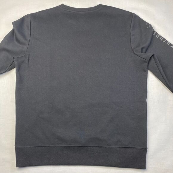 H&M "Alternate Future" Black Crewneck Pullover Sweatshirt! Tech Goth Sz M - Picture 15 of 16